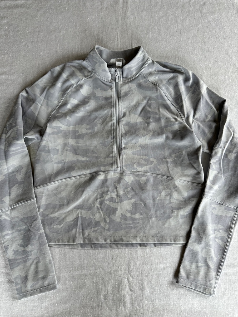Lululemon Pace Pursuit Light Gray Camo 10